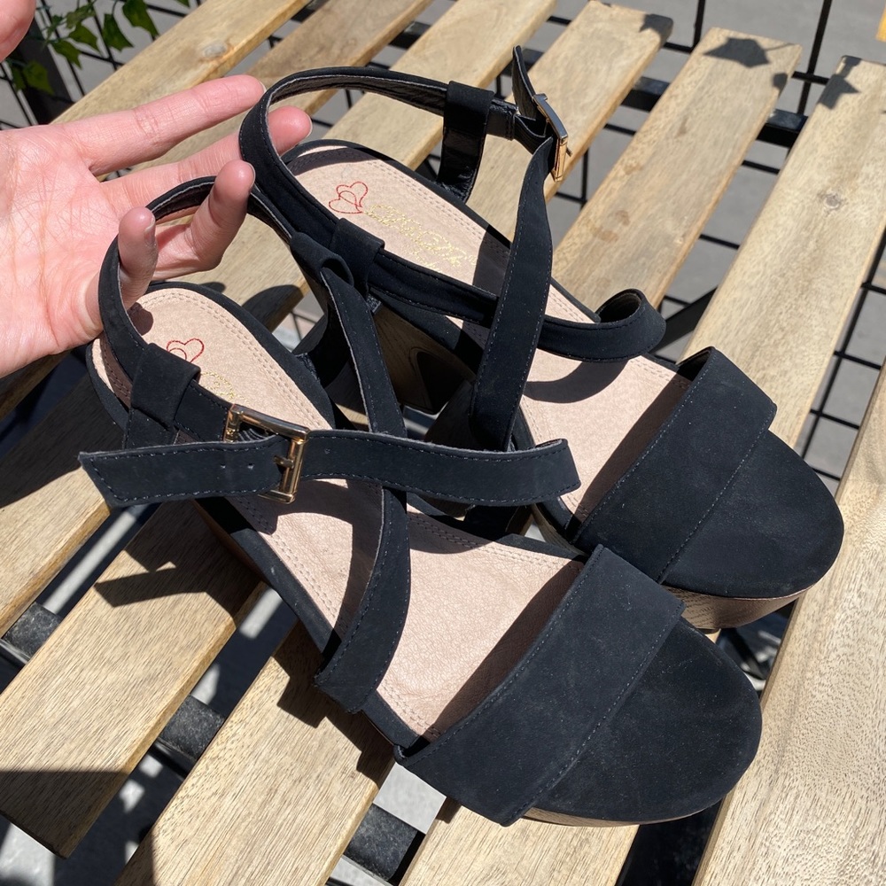 Black heels